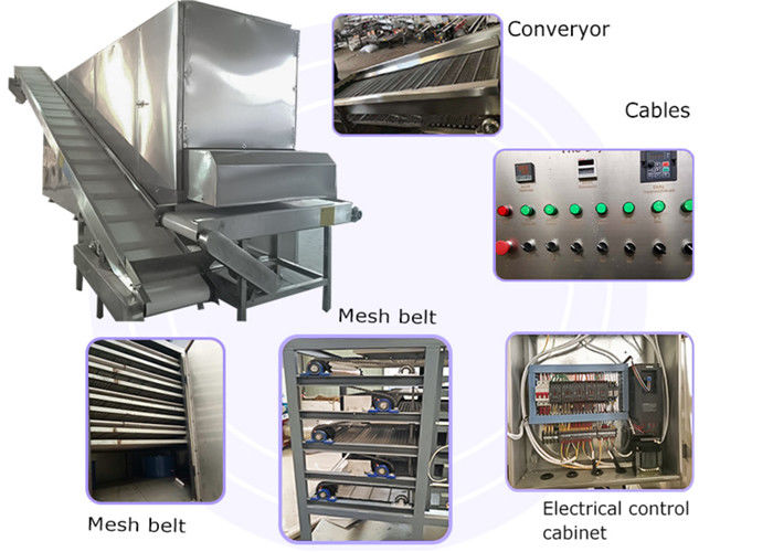 220v450v Conveyor Mesh Belt Dryer