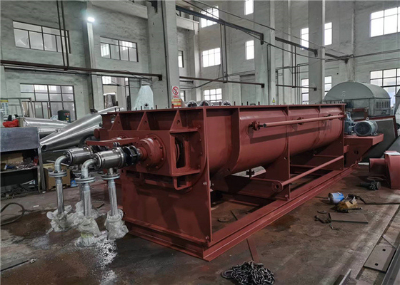 SUS304 Hollow Paddle Dryer For Sludge Drying 5000 Kg/H