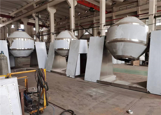 Double Cone Vacuum Evaporator 7.5KW 0.09~0.096Mpa 1.16-14.1㎡ Heating Area