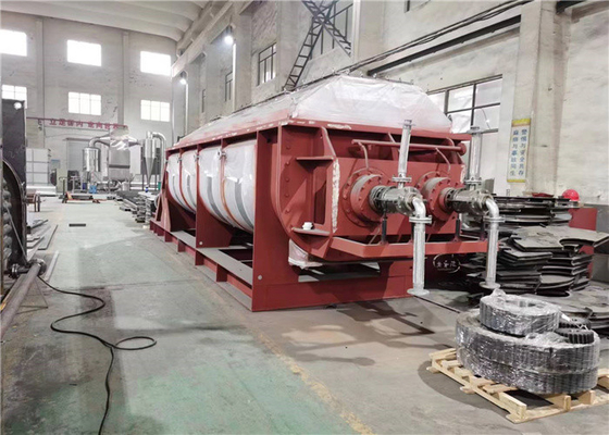 Hollow Steam Heating Paddle Dryer With 0.06-9.46m3 Volume For Large Capacity