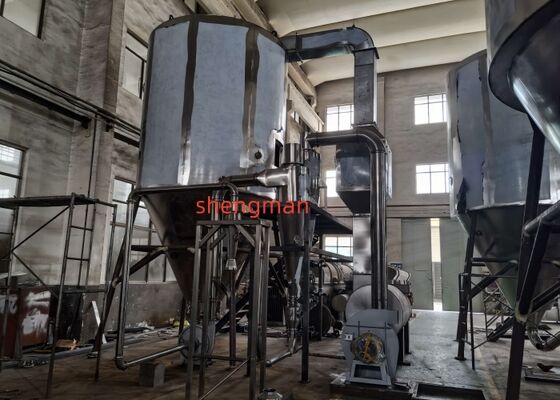 High-Efficiency Spray Drying Machine LPG-150 95% Powder Collection Cyclone Plus Bag Filter SUS304