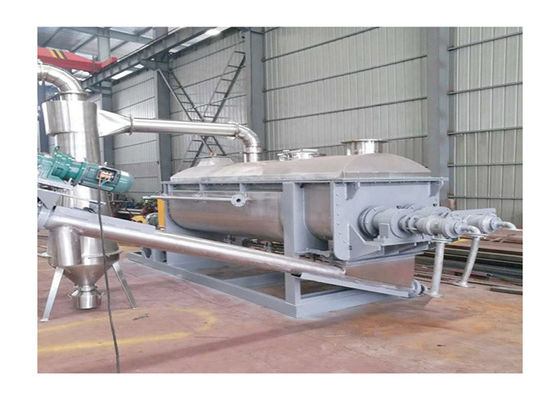 Hollow Paddle ISO9001 Sugarcane Bagasse Dryer In Sugar Mill Customized Voltage