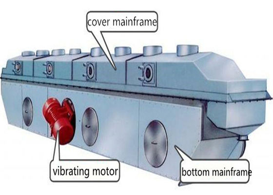 Electric Heating Vibrating Fluidized Bed Dryer Rice Paddy Dryer Machine 20-420kg/h