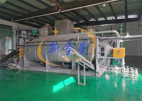 Hot Air Style Hollow Paddle Dryer For Dyeing Sludge