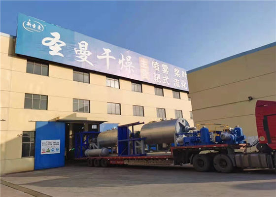 304 Rotary Scraper Dryer For Chemical Industry Like Dye Filter Cake, PAM, Slurry