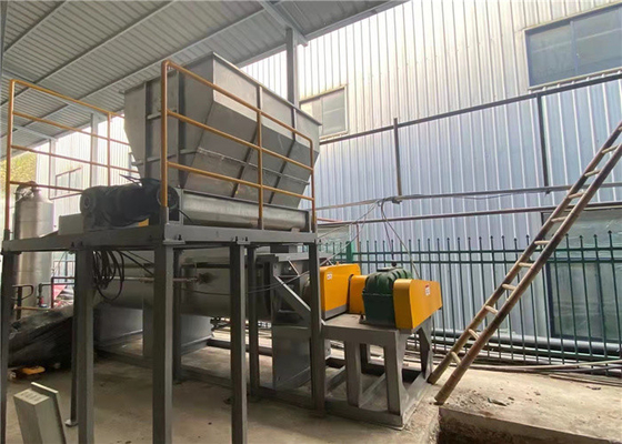High Efficiency Ss304 Sand Drying Machine Large Electric Sludge Slurry Rotary