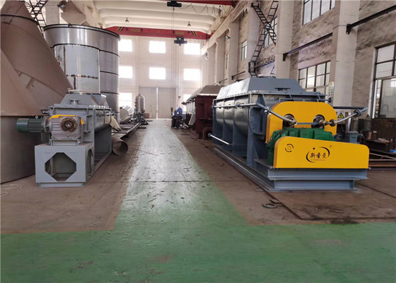 Indirect Drying Sludge Treatment Hollow Paddle Dryer Oil Heating